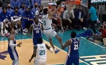 NBA: James Bouknight przywitał się z NBA! Co za wsad!