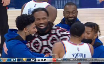 NBA: Trzeci w historii wsad pod nogą w meczu NBA!