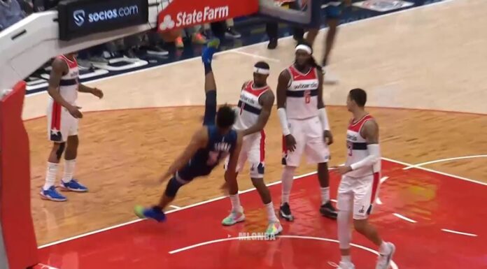 NBA: To mogło się źle skończyć! Twarde lądowanie Karla-Anthony’ego Townsa