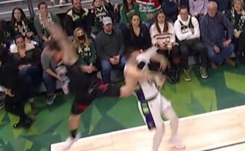 NBA: Dostał kopniaka w twarz, a sędziowie nie zareagowali!