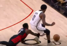 NBA: Chciał zrobić Irvingowi krzywdę? Przypadek czy celowe działanie?
