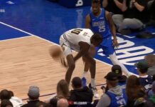 NBA: Co za podanie między nogami!