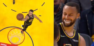 NBA: Steph Curry się uśmiał! Spudłował sam na sam z koszem!