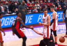 NBA: Kyle Lowry wyrzucony z boiska za… podanie do sędziego!