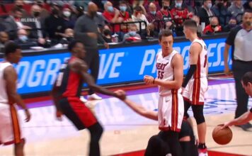 NBA: Kyle Lowry wyrzucony z boiska za… podanie do sędziego!