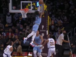 NBA: To będzie blok sezonu! Ja Morant uderzył głową w tablicę!