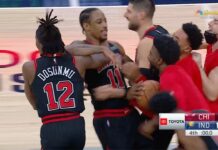 Wyniki NBA: DeRozan znów to zrobił! Clippers zaskoczyli Nets, triple-double Giannisa i Hardena