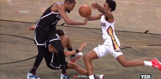 NBA: Groźnie wyglądający uraz Duranta! Co z jego kolanem?