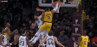 NBA: Co za paka Westbrooka! Wsad sezonu na Rudym Gobercie?!