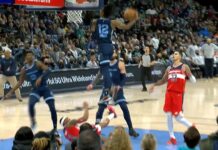 NBA: Morant znowu odleciał! Niesamowity alley-oop zakończony windmillem!