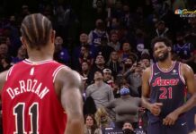 Wyniki NBA: 45 punktów DeRozana i 40 Embiida, kolejna porażka Nets, Bucks lepsi od Clippers