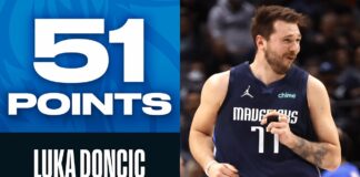 Wyniki NBA: 51 punktów Doncicia, kolejna porażka Nets, triplde-double Kuzmy
