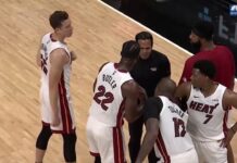 NBA: Kłótnia na ławce Heat. Butler i Spoelstra rozdzieleni