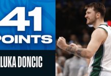 Wyniki NBA: Powrót Duranta, 41 punktów Doncicia, derbowy blamaż Lakers