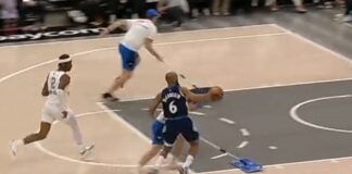 NBA: Niecodzienna sytuacja. Timberwolves zatrzymani przez… czyszczącego parkiet