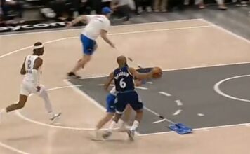 NBA: Niecodzienna sytuacja. Timberwolves zatrzymani przez… czyszczącego parkiet