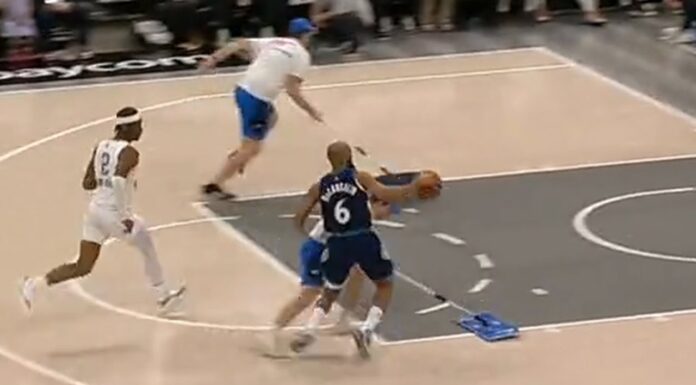 NBA: Niecodzienna sytuacja. Timberwolves zatrzymani przez… czyszczącego parkiet