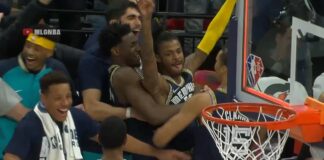 NBA: Niesamowity rzut Moranta równo z syreną, a to podanie przez całe boisko!