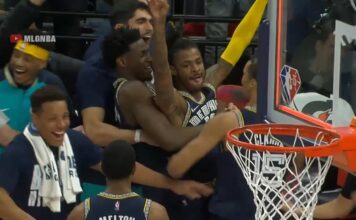 NBA: Niesamowity rzut Moranta równo z syreną, a to podanie przez całe boisko!