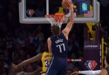 NBA: Latający Luka Doncić! Dobitka nad Howardem!