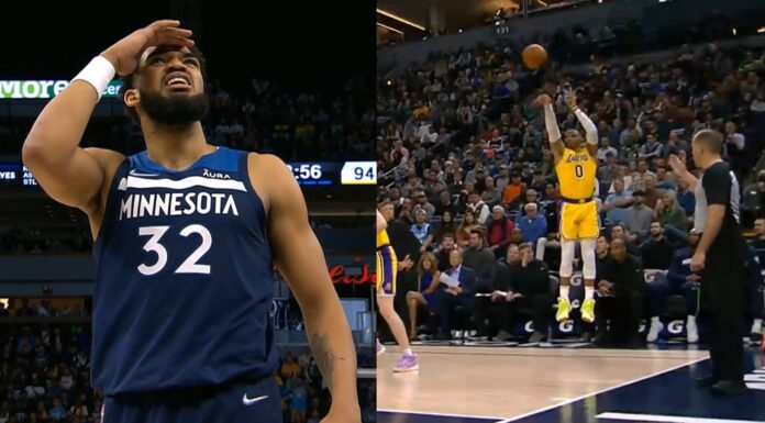 NBA: Hit! Airball Westbrooka i ta reakcja Townsa!