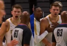 NBA: Doncić znalazł śmieszny sposób, aby powstrzymać się od dyskusji z sędziami