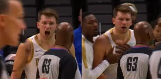 NBA: Doncić znalazł śmieszny sposób, aby powstrzymać się od dyskusji z sędziami