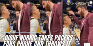 NBA: Nurkić był wściekły. Wyżył się na telefonie kibica (video)