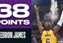 Wyniki NBA: 38 punktów LeBrona, Nets lepsi od Jazz, niespodziewana porażka Heat