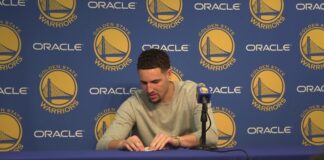 NBA: Papierowe samoloty Klaya Thompsona