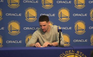 NBA: Papierowe samoloty Klaya Thompsona