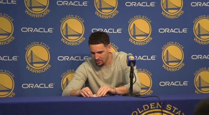 NBA: Papierowe samoloty Klaya Thompsona