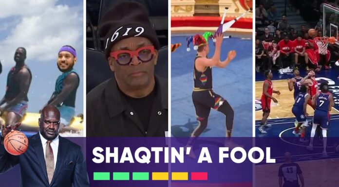 NBA: Żongler Jokić, dramat Melo i muzyczka z Benny Hilla w Shaqtin’ A Fool!