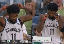 NBA: Kyrie ma dość Bostonu? Pokazał kibicom środkowy palec!
