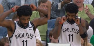 NBA: Kyrie ma dość Bostonu? Pokazał kibicom środkowy palec!
