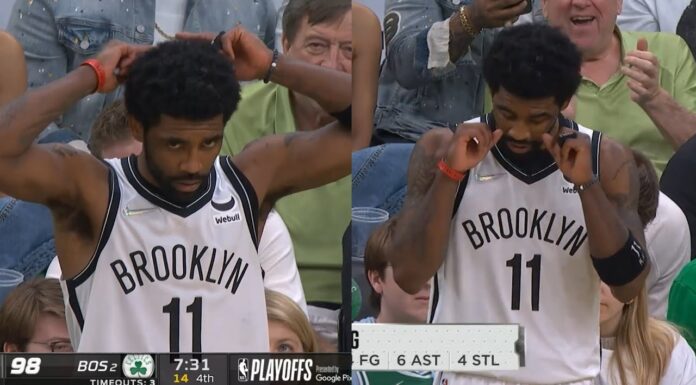 NBA: Kyrie ma dość Bostonu? Pokazał kibicom środkowy palec!
