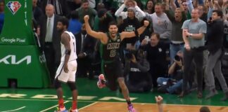 NBA: Zobacz niesamowitą akcję Celtics i rzut Tatuma na zwycięstwo równo z syreną końcową!
