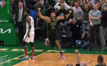 NBA: Zobacz niesamowitą akcję Celtics i rzut Tatuma na zwycięstwo równo z syreną końcową!