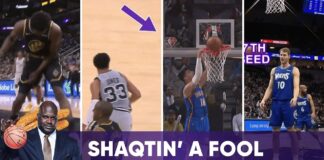 NBA: Poślizgi, wpadki i punkty do własnego kosza w nowym Shaqtin’ A Fool!