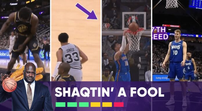NBA: Poślizgi, wpadki i punkty do własnego kosza w nowym Shaqtin’ A Fool!