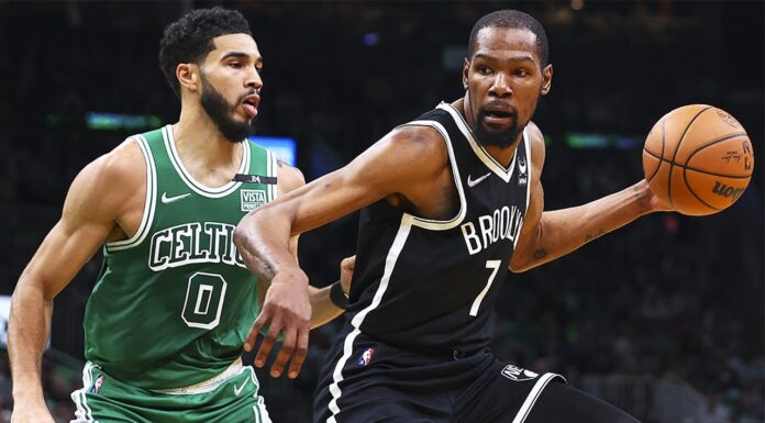 Wyniki NBA: Celtics prowadzą już z Nets 3-0! Raptors wciąż w grze, nieudany powrót Doncicia