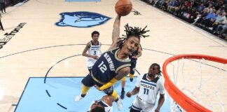 NBA: Wsad Play-offów?! Morant prawie PRZESKOCZYŁ obrońcę!