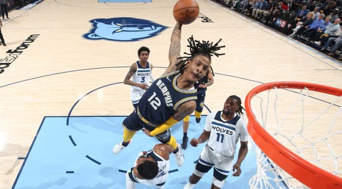 NBA: Wsad Play-offów?! Morant prawie PRZESKOCZYŁ obrońcę!