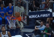 NBA: Sytuacja jedna na milion. Piłka zatrzymała się na obręczy! (WIDEO)