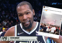 NBA: Kevin Durant na meczu Euroligi. Czegoś takiego się nie spodziewał Kevin Durant