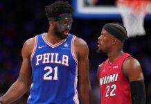 Wyniki NBA: 40 punktów Butlera, 35 Bookera. 76ers i Mavs wyrównują!