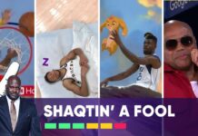 NBA: Giannis idzie spać, Booker jak kula od kręgli i muzyczka z Benny Hilla w najnowszym Shaqtin’ A Fool!