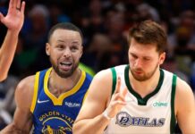 Wyniki NBA: 42 punkty Doncicia nie wystarczyły. Mavs wysoko prowadzili, ale i tak przegrali z Warriors!