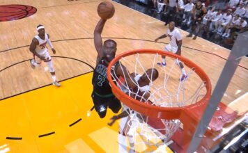 NBA: Potężny wsad Jaylena Browna dobił Heat. Aż się Adebayo odsunął!