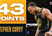 Wyniki NBA: 43 punkty Curry’ego i kosmiczna końcówka! Warriors wyrównują stan rywalizacji w Finałach